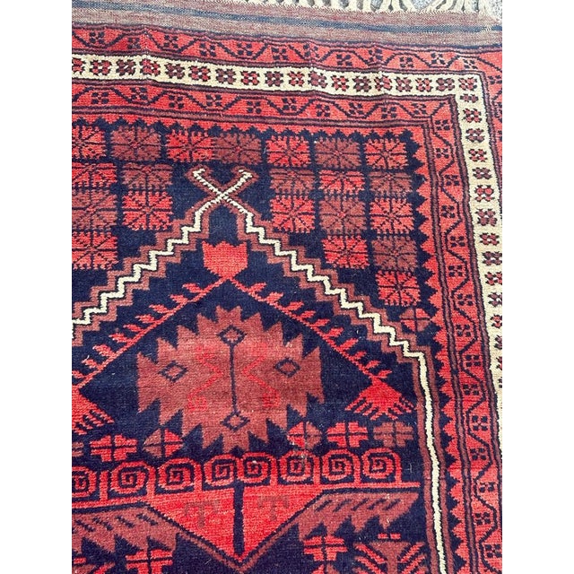 Red Vintage Turkish Rug, 1970s For Sale - Image 8 of 18