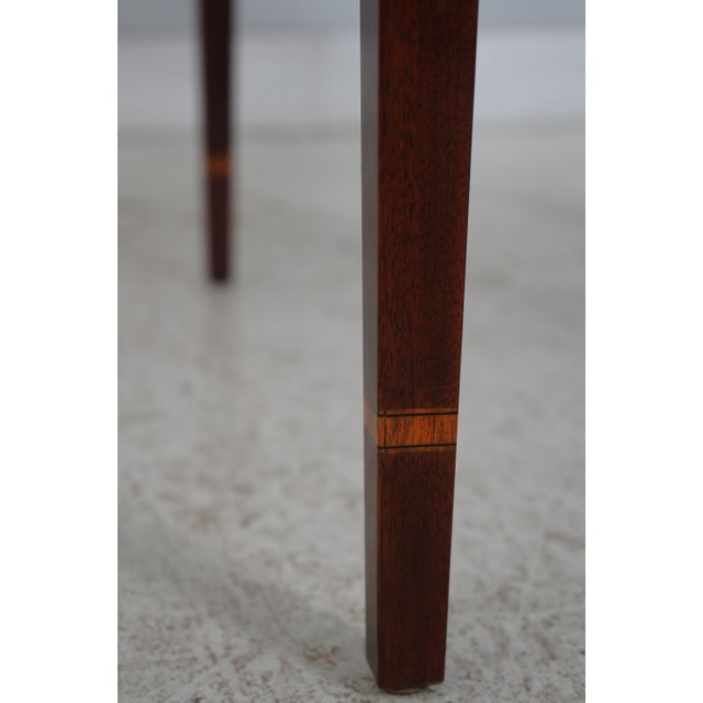 Henkel Harris Federal Style Mahogany Pembroke Drop Side Table For Sale - Image 11 of 18