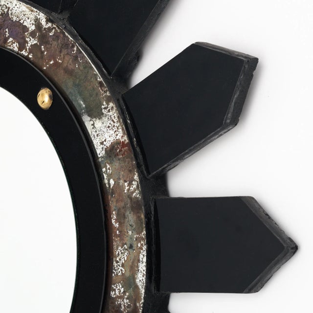 Modernist Sunburst Mirror For Sale In Austin - Image 6 of 9