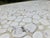 60's Mid-Century Modern Martz Style Mosaic Ceramic Tile Accent Table With Irregular Pebble Luster For Sale - Image 12 of 18