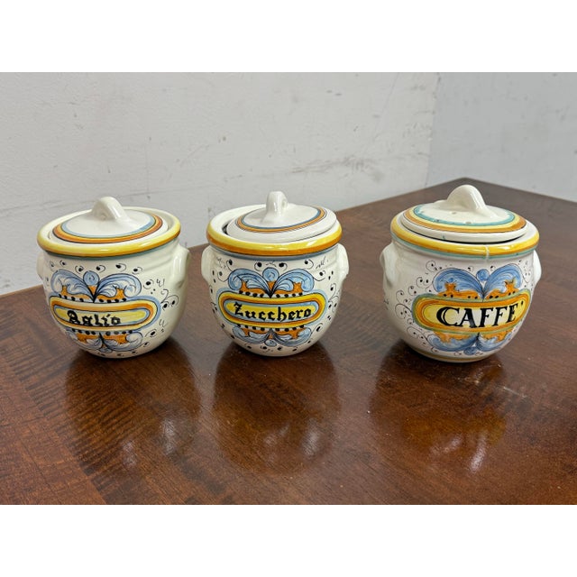Ceramica Ericina Rita Italia Pottery, Set of Eight For Sale - Image 4 of 12