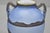 Antique Hand Painted Blue Nippon Porcelain Halloween Pattern Twin Handle Vase For Sale - Image 10 of 14