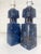 Black Blue Ceramic Table Lamps by Nils Thorsson for Fog & Morup, 1960s, Set of 2 For Sale - Image 8 of 12