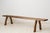 Rustic Long Swedish Primitive Rustic Bench, Early 1800s For Sale - Image 3 of 8
