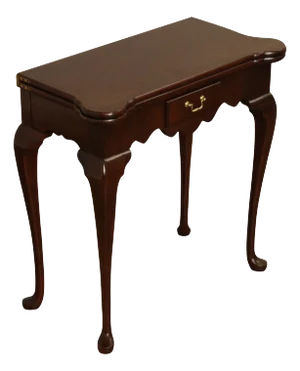 Queen Anne Style Mahogany Gate Leg Side Table