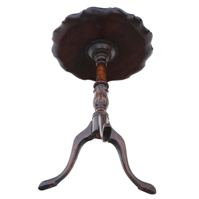 Antique Georgian Revival Wine or Side Table in Mahogany, 1910s For Sale - Image 5 of 6