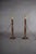 Vintage Turned Wood Table Lamps with Pleated Shades, France, 1970s, Set of 2 For Sale - Image 3 of 12