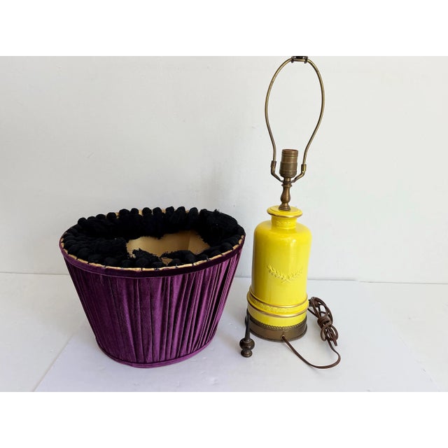 1940s Coat of Arms Lamp & Shade For Sale - Image 17 of 17