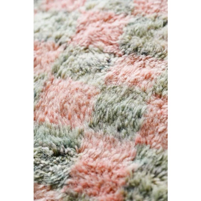 Checkerboard chic! Inspired by one of our favorite vintage Boujaad rugs our new checker shag rugs are handmade in Morocco...