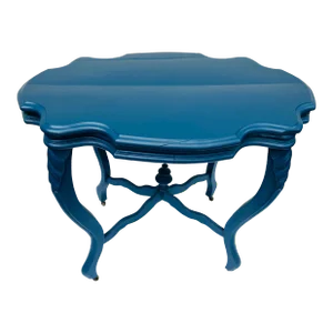 Antique Turtle Top Painted Table