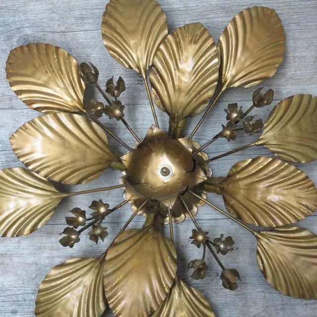 Vintage Bronzed Sconces, 1950s, Set of 2 For Sale - Image 10 of 16