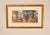 Quality Custom Framed Oil Painting on Canvas of Children at the Grocer by Aline Brochu, Signed Lower Left
