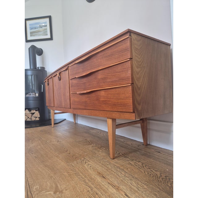 Mid-Century Teak Sideboard Cabinet from Beautility, 1960s For Sale - Image 11 of 18
