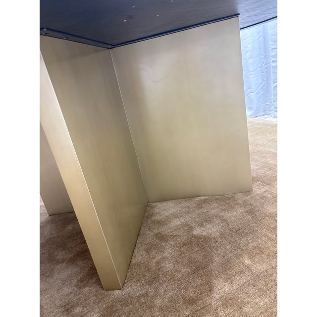 Arhaus Sculptural Pedestal Round Dining Table — 72" For Sale - Image 11 of 18