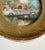 1950s miniature print of a Venice landscape in an oval frame with traditional Florentine gilt finish. Glass panel at front...