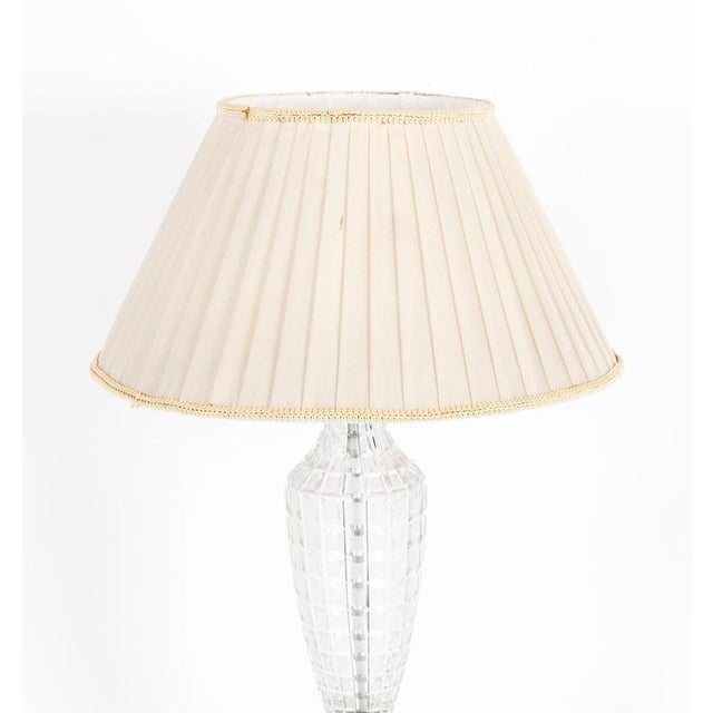 1920s Antique Art Deco Crystal Table Lamp, 1920 For Sale - Image 5 of 13