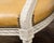 Set of Four French Louis XVI Style 1900s Oval Back Painted and Carved Armchairs For Sale - Image 10 of 12
