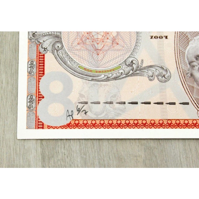 Contemporary Contemporary Modern Unframed David Foox Trinity Mao Variant Giclee Signed 2011 For Sale - Image 3 of 5