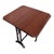 Wood Small Victorian Teak and Mahogany Gateleg Side Table, 1890s For Sale - Image 7 of 10