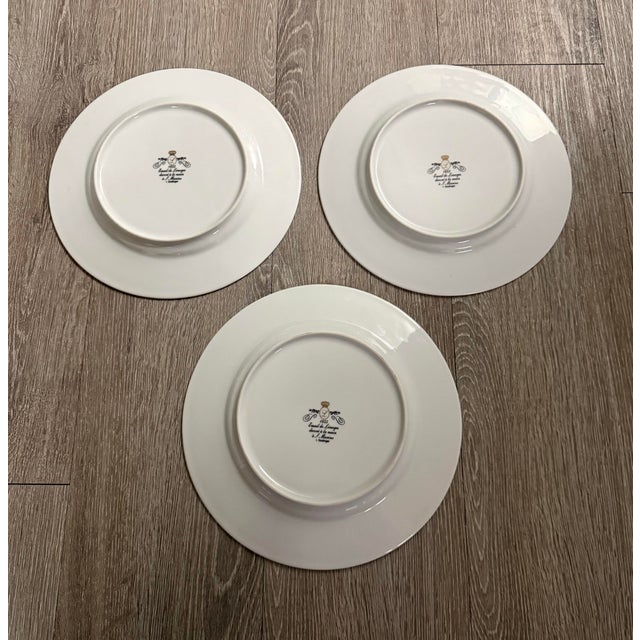 I. Godinger Porcelain Email de Limoges 1855 Safari Salad Plates - Set of 3 Excellent condition never used on display The...