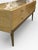 Mid-Century Dressing Table or Chest of Drawers in Maple Veneer with Brass Handles and Glass Top, Germany, 1950s-1960s For Sale - Image 10 of 16