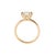 14k Yellow Gold 1.58ctw Lab Grown Round Diamond Hidden Halo Engagement Ring, Size 5.5 For Sale In Houston - Image 6 of 10