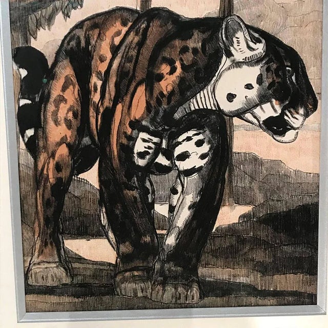 After Paul Jouve, Panthere 1, 1948, Engraving For Sale - Image 4 of 5