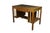 American Antique Mission Arts Craft Quartersawn Oak Library Bookcase Table Desk Inkwell For Sale - Image 3 of 18