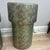 Modern Late 20th Century Chic Faux Green Snakeskin Barrel Bar Stools For Sale - Image 3 of 4