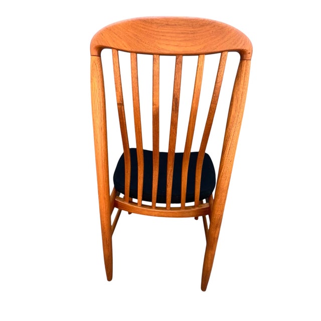 Set of Six Benny Linden Danish Modern Teak Dining Chairs For Sale - Image 9 of 11