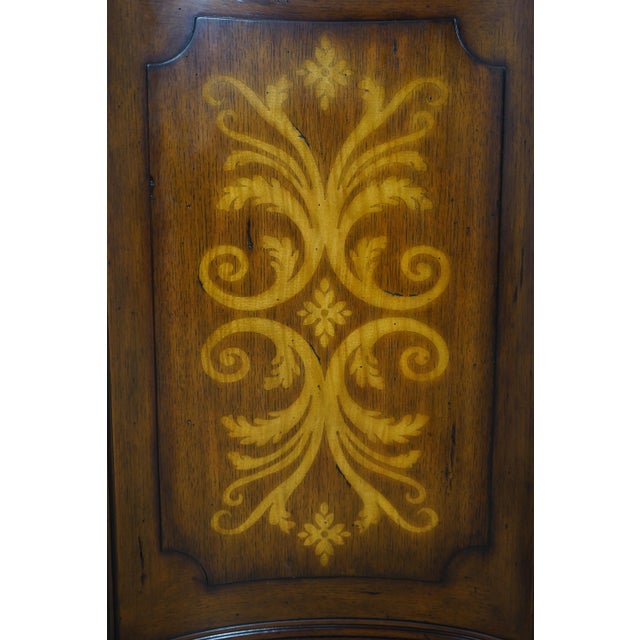 Theodore Alexander Inlaid Oak Continental Credenza For Sale - Image 14 of 18