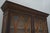 Wood Antique Chinoiserie Decorated 2 Door China Bookcase Cabinet For Sale - Image 7 of 18