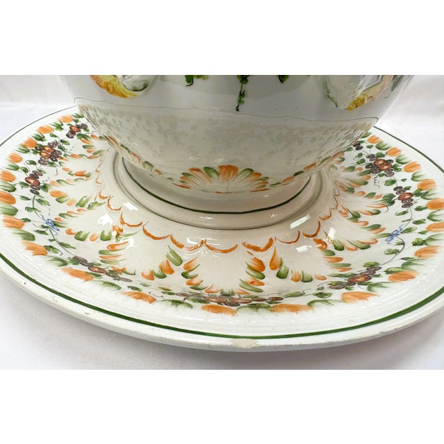 Mid 20th Century Italian Lidded Soup Tureen With Saucer and Ladle For Sale - Image 11 of 12