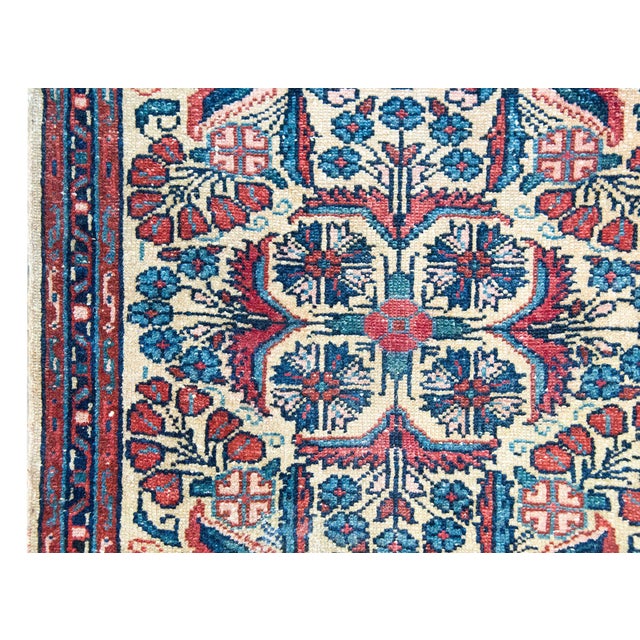 Textile Early 20th Century Persian Dargazine Rug For Sale - Image 7 of 15