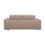 Rolf Benz Three-Seater Leather Sofa, Cream Beige Couch For Sale - Image 6 of 8