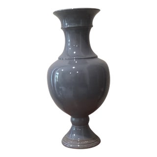 Mid 20th Century Haeger Pottery Large Footed Urn Style Vase by Sebastiano Maglio For Sale