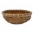 Vintage Woven Reed Winnowing Basket For Sale