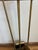 Mid-Century Modern Vintage Brass Fireplace Tool Set With Stand For Sale - Image 3 of 12