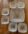 Late 20th Century Indiana Glass Diamond Point Salad Bowl Set - Set of 7 For Sale - Image 5 of 12