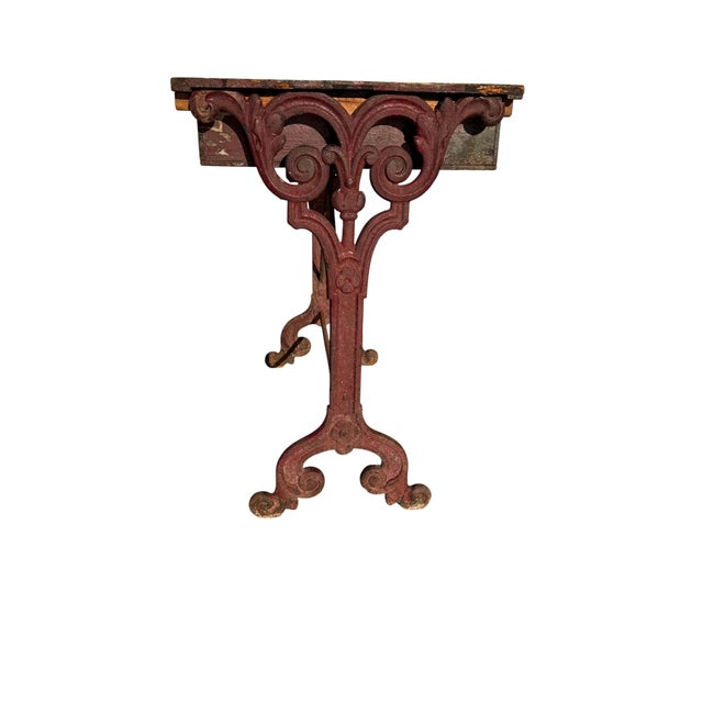 Antique French Cast Iron and Marble Bistro Table, 1900s For Sale - Image 18 of 18
