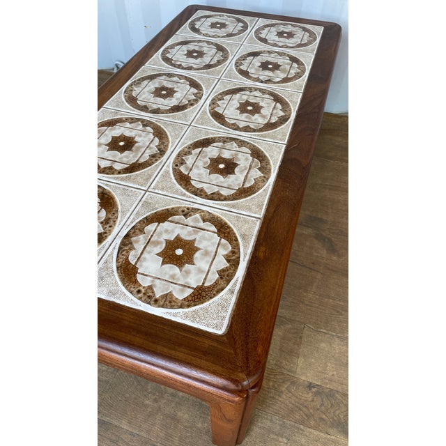 Mid-Century Teak Coffee Table with Ceramic Tile Top from G Plan, 1960s For Sale - Image 9 of 10