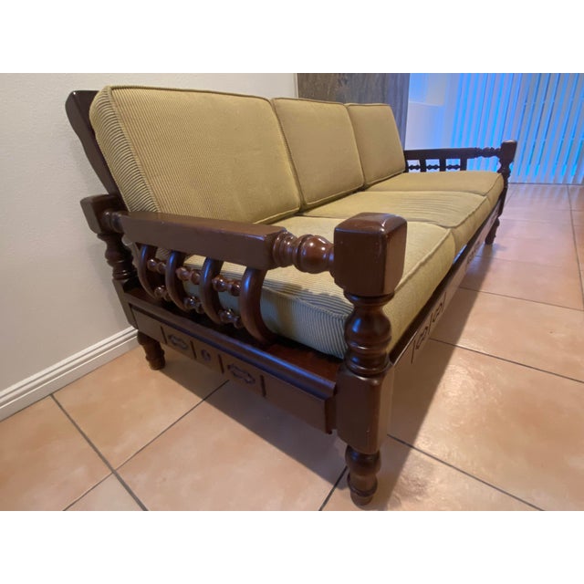 Mid-Century Modern Mid 20th Century Solid Wenge Living Room Set For Sale - Image 3 of 16