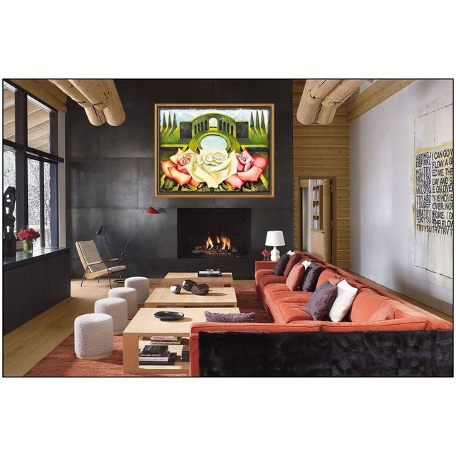Message us to inquire about custom framing options! (Included for free with every purchase) The artwork here, "Rose...