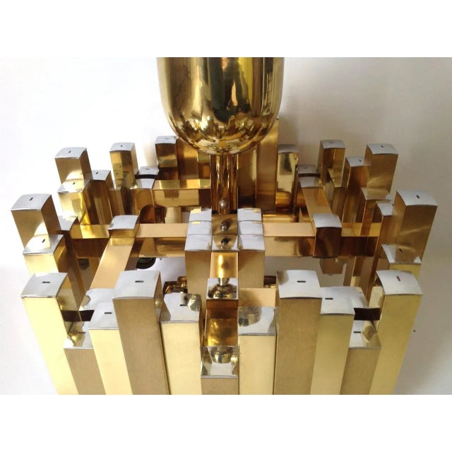 Large Chandelier from Lumica, 1970s For Sale - Image 11 of 13