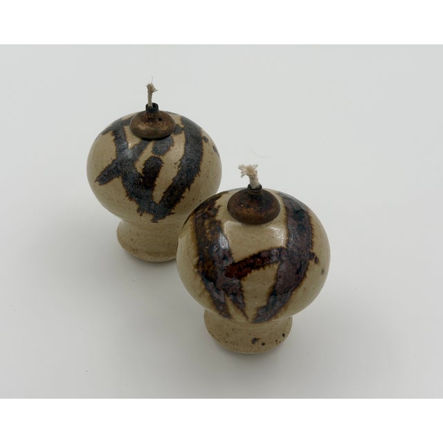 Vintage Danish Oil Lamps by Aage Würtz, 1960s, Set of 2, in Very Good conditions. Designed 1960 to 1969 I have official...