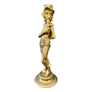 19th Century Whimsical Statue of a French Soldier by Francois George, Attributed For Sale