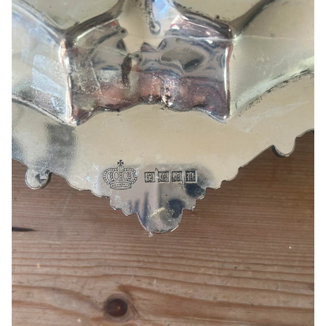 Late 19th-Century Victorian English Sheffield Silverplate Serving Tray with Rococo Scroll Handles For Sale - Image 11 of 12