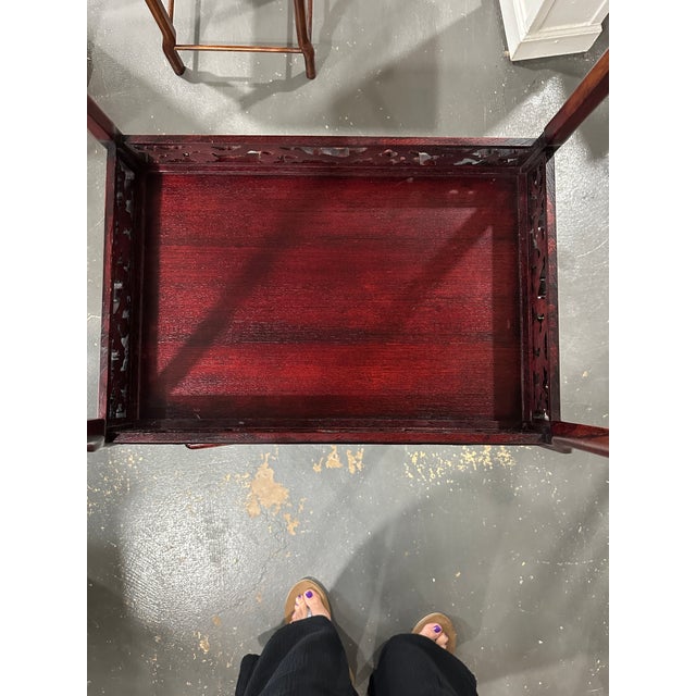Chinese Antique Hongmu Rosewood Nesting Tables, Set of 4 For Sale - Image 12 of 12