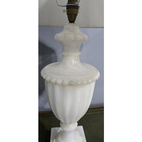 Large Alabaster Table Lamp For Sale - Image 4 of 8