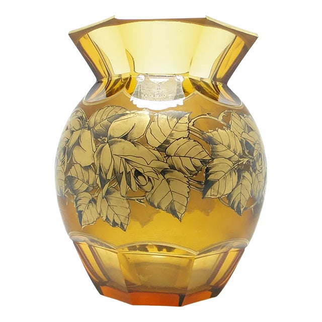 Art Nouveau Vase from Kamenicky Senov, Czechoslovakia, 1890s For Sale